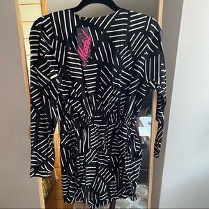 Urban Outfitters / Motel Black & White Romper